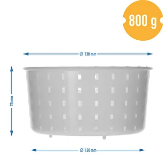 Rund ostemasseform Ø 13 x 7 cm til 800 g – photo 7