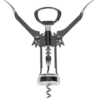 Metallisk proptrækker - traditionel - sølv – photo 2