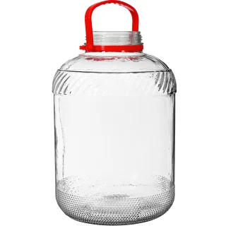 Glaskrukke 15 L med plastiklåg – photo 1