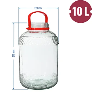 Krukke 10 L med plastiklåg – photo 6