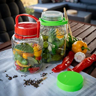 3 L krukke med plastiklåg – photo 7