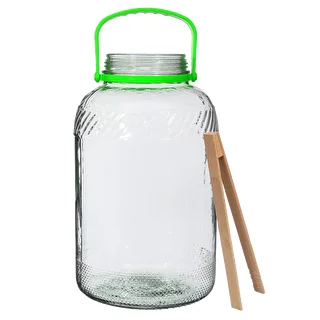 Glasbeholder 8 L, med tang – photo 2