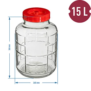 Universel glaskrukke 15 L – photo 6