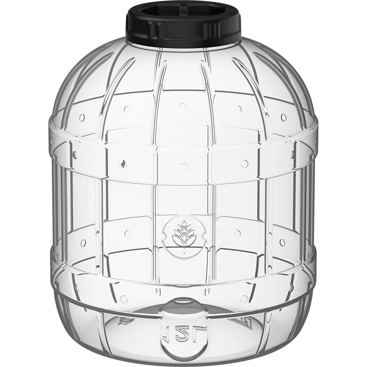 Multifunktionel krukke 12L med låg