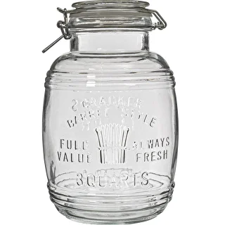 3L tøndeformet krukke "OLD" med klips – photo 1