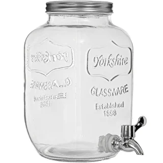 Krukke til limonade, med hane - glas, 4 L – photo 1