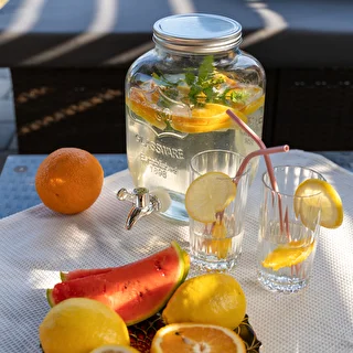 Krukke til limonade, med hane - glas, 4 L – photo 6