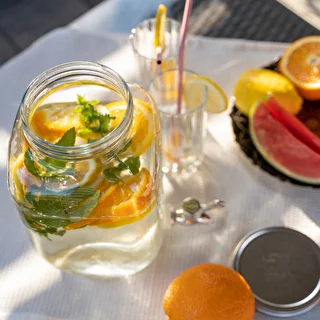 Krukke til limonade, med hane - glas, 4 L – photo 8