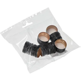 Skruelåg til flasker fi 28/18 mm - sort, 8 stk. – photo 3
