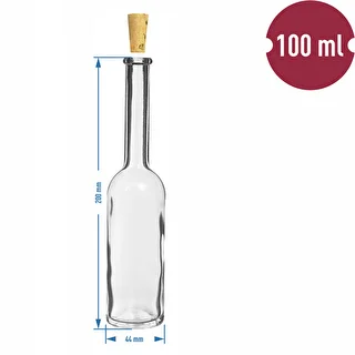 Flaske til likør 100 ml 6 stk. + 6 propper – photo 8