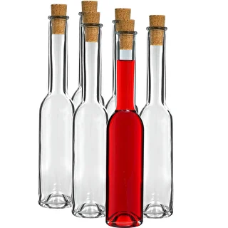 Flaske til likør 200 ml 6 stk. + 6 propper 23/18 – photo 2