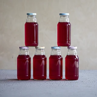 TO flaske til juice 330 ml med låg fi 43 - 6 stk. – photo 5