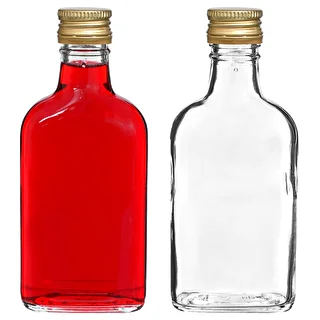Flaske til likører lommelærke med skruelåg 200 ml 10 stk – photo 5