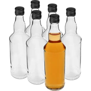 Flaske 500 ml til vodka, med sort skruelåg, 6 stk. – photo 3