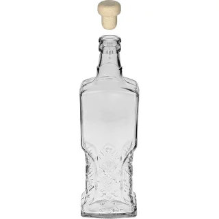 Kredensowa 500 ml flaske med korkprop – photo 2