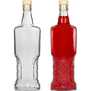 Kredensowa 500 ml flaske med korkprop – photo 4