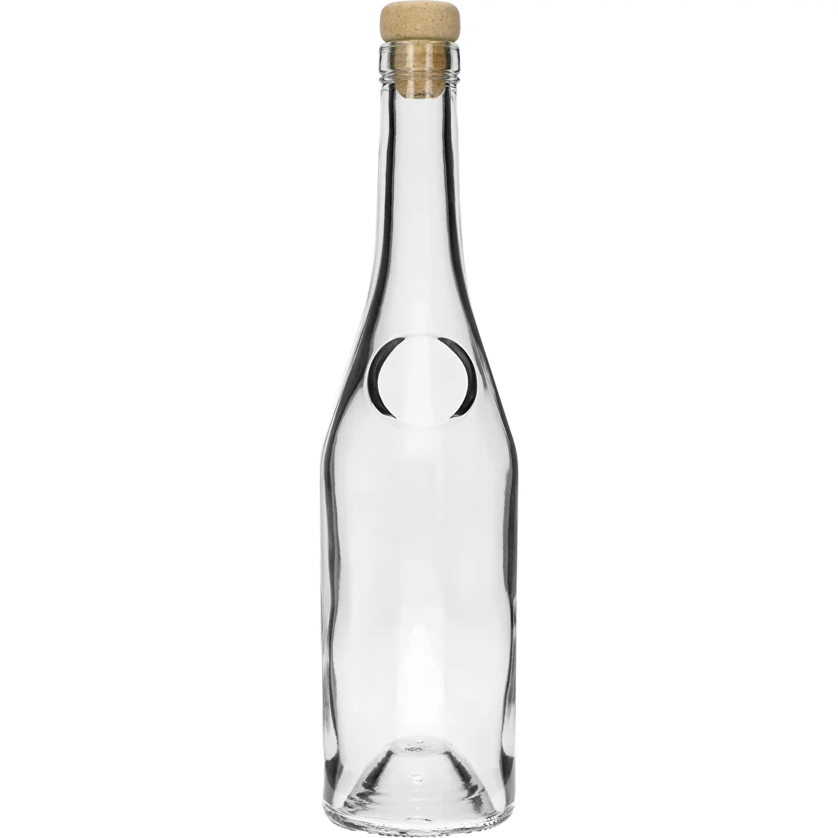 Herbowa-flaske 500 ml med svampeformet naturkorkprop, 1 stk.