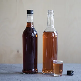 500 ml Slank Flaske med sort skruelåg, til vodka, 6 stk. – photo 9