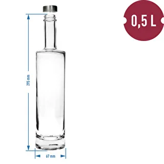 Tidløs flaske 500 ml med skruelåg, 1 stk. – photo 4