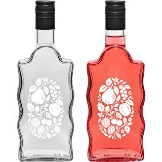 Klasztorna-flaske 500 ml med skruelåg og tryk »Frugter« mønster 1 – photo 3