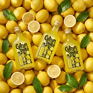 Lommelærke-flaske 200 ml med skruelåg og tryk "Cytrynówka" – design 1 – photo 3