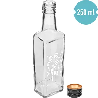 Flaske Receptura, 250 ml med skruelåg – Julerensdyr – photo 4