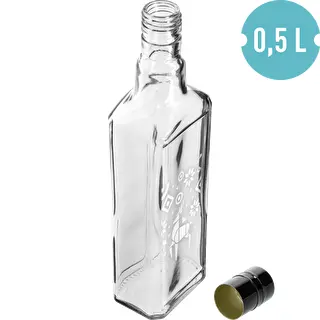 Tynktura-flaske, 500 ml med skruelåg – Julerensdyr – photo 4