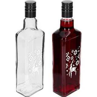 Tynktura-flaske, 500 ml med skruelåg – Julerensdyr – photo 3