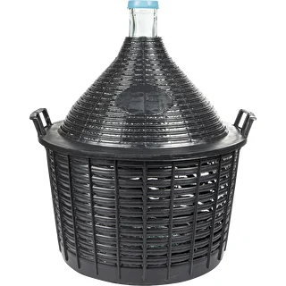 Vinballon 25 L i plastikkurv – photo 1