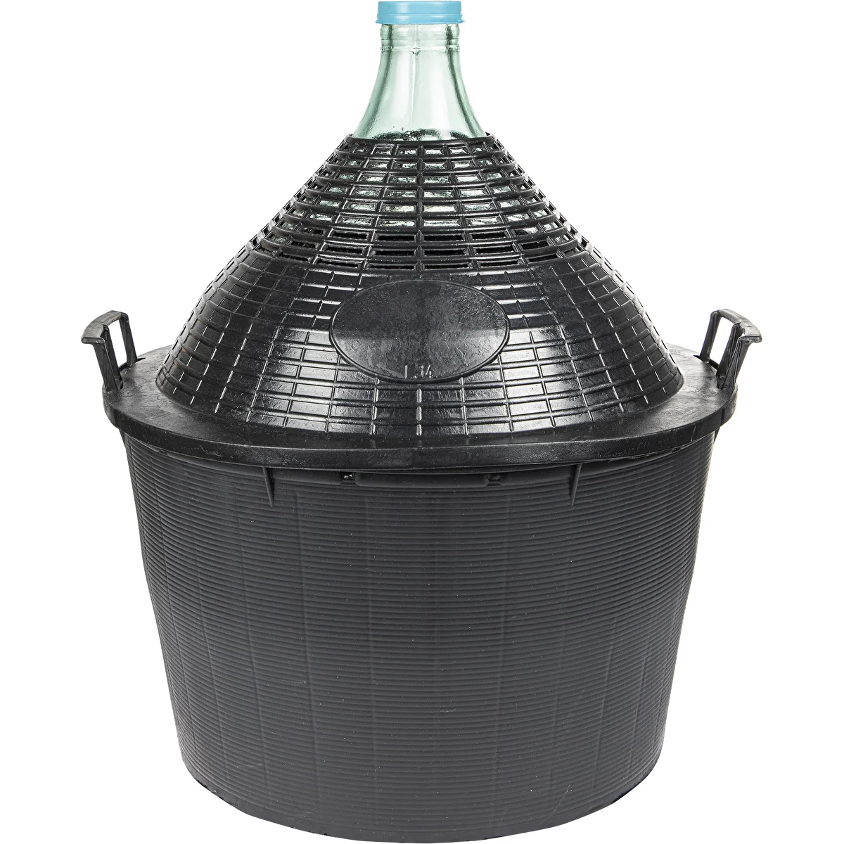 Vinballon 34 L i plastikkurv