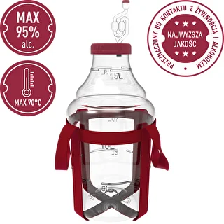 Let, brudsikker vinballon med seler, 15 L – photo 5
