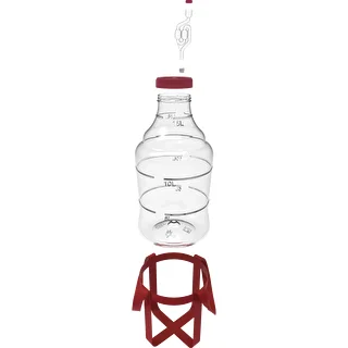 Let, brudsikker vinballon med seler, 15 L – photo 2