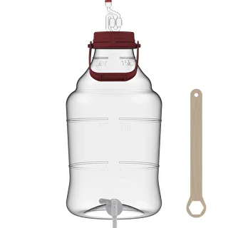 15 L ballon med håndtag og tappehane