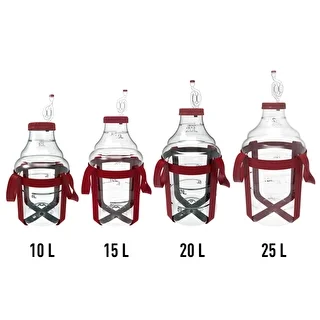 Let, brudsikker vinballon med seler, 10 L – photo 7
