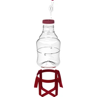 Let, brudsikker vinballon med seler, 10 L – photo 2