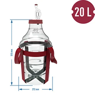 Let, uknuselig vinballon med bæreseler, 20 L – photo 6