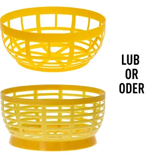 Plastikkurv til Dam 5L, gul – photo 3
