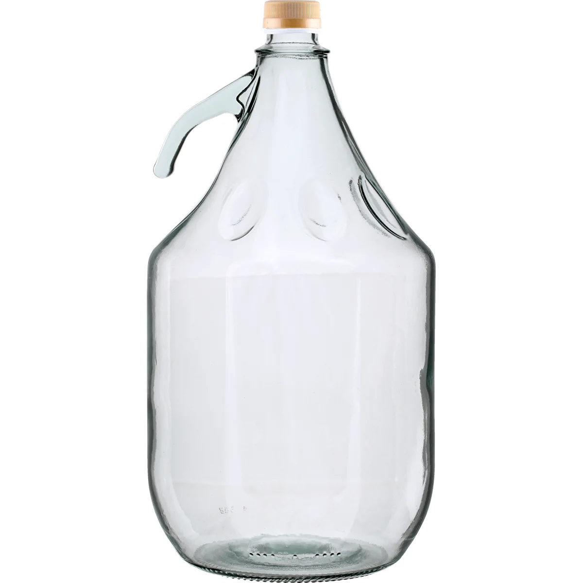 Glasballon 5 L Dama med låg - uden kurv