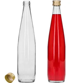Klubowa-flaske 500 ml med gyldent skruelåg, sæt med 6 stk. – photo 4