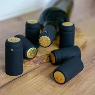 Hætter med perforering sort fi31mm 100stk. – photo 2