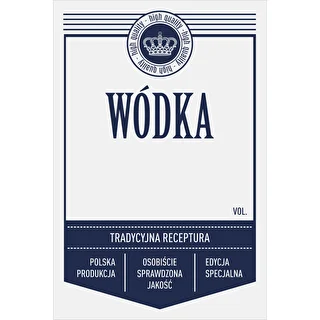 Selvklæbende etiketter 60x90 mm til flasker, vodka, hvide, 20 stk. – photo 1