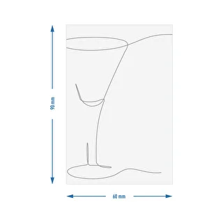 Selvklæbende etiketter 60 x 90 mm til flasker, likør, alkohol, vodka - 20 stk. – photo 3