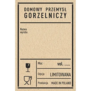 Selvklæbende etiketter 60x90 mm til flasker, vodka, 3 designs 20 stk. – photo 3