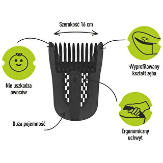 Bærplukker af plast, sort – photo 7