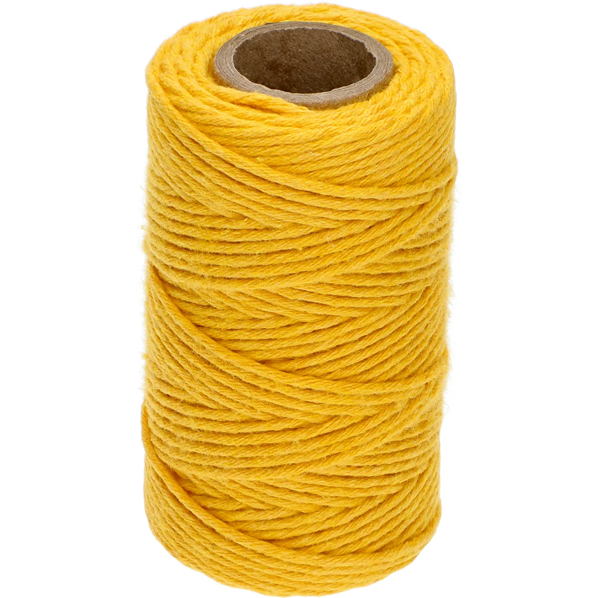 Gul bomuldssnor 2 mm/55 m/100 g