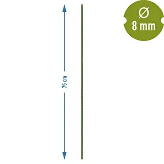 Bioogród havepinde – belagt stål, 0,75 m, fi 8 mm, 10 stk. – photo 3