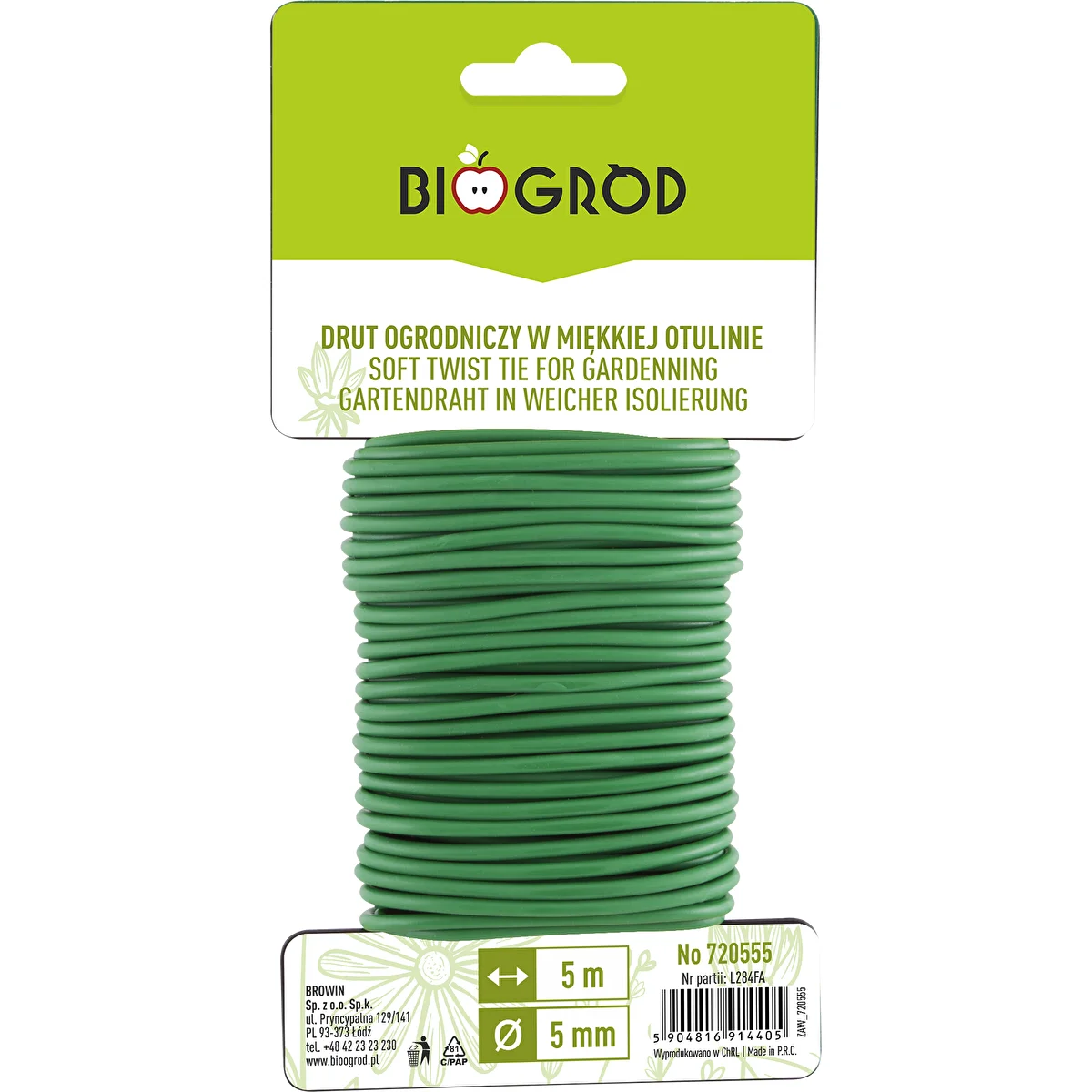 Have tråd i blød belægning 5m x 5mm