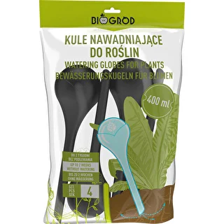 Vandingskugler til planter, sorte matte, 400 ml, 4 stk. – photo 3