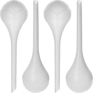 Vandingskugler til planter, hvide halvgennemsigtige, 400 ml, 4 stk. – photo 1