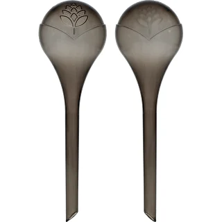 Vandingskugler til planter, sorte gennemsigtige, 400 ml, 2 stk. – photo 1